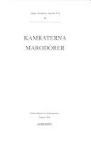 August Strindbergs samlade verk. 28 : Kamraterna ; Marodörer