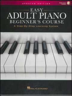 Easy adult piano beginner's course : a step-by-step learning system
