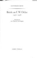 Briefe. 2:2 : Briefe an F. W. Oelze 1950-1956 / Nachwort von Harald Steinhagen. - 1980. - (RU-idnr: m103887267)