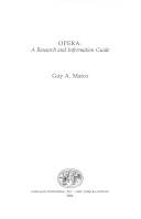 Opera : a research and information guide