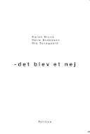 Det blev et nej