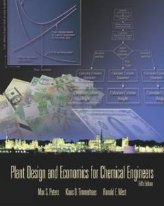 Plant design and economics for chemical engineers