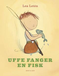Uffe fanger en fisk