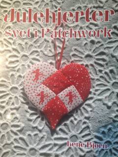 Julehjerter syet i patchwork