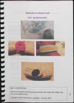 Hæklede armbånd med luft- og fastmasker