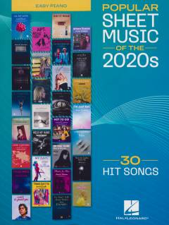Popular sheet music of the 2020s : easy piano