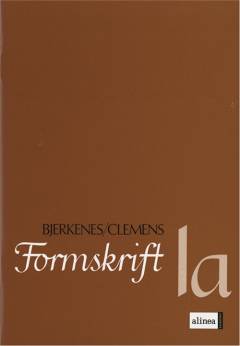 Formskrift. Bind 1a