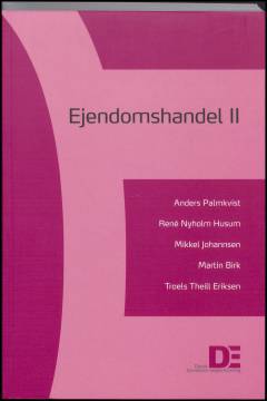 Ejendomshandel II : lærebog