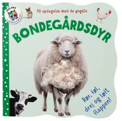 Bondegårdsdyr : rør, føl, drej og løft flappen!