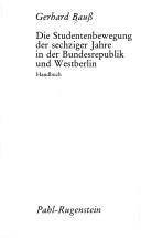 Die Studentenbewegung der sechziger Jahre in der Bundesrepublik und Westberlin : Handbuch