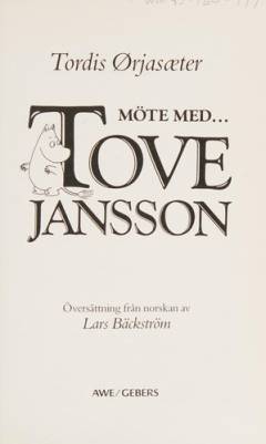 Möte med Tove Jansson