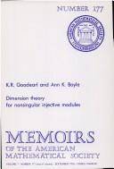 Dimension theory for nonsingular injective modules