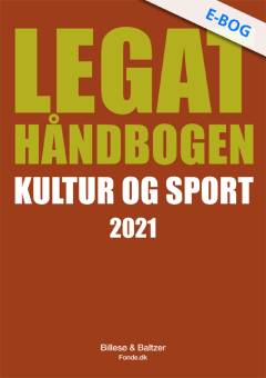 Legathåndbogen Kultur og sport. 2021 (2. udgave)