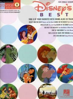 Disney's best for female singers : sing 8 of your favorites with sound-alike cd tracks