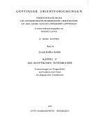Kapitel 17 des ägyptischen Totenbuches : Untersuchungen zur Textgeschichte und Funktion eines Textes der altägyptischen Totenliteratur