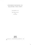 Untersuchungen zu Kloster und Stift