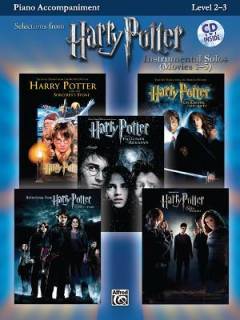 Selections from Harry Potter : instrumental solos (movies 1-5) : piano accompaniment, level 2-3