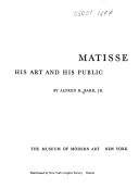 Matisse : his art and his public