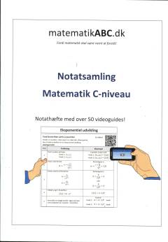 Notatsamling - matematik C-niveau : notathæfte med over 50 videoguides!