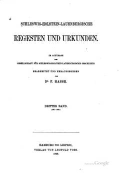Schleswig-Holsteinische Regesten und Urkunden : in Verbindung mit der Gesellschaft für Schleswig-Holsteinische Geschichte hrsg. vom Schleswig-Holsteinischen Landesarchiv : Bd. 2: 1220-1439. 13, Urkundenbuch des Bistums Lübeck