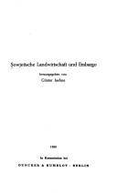 Sowjetische Landwirtschaft und Embargo