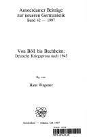 Von Böll bis Buchheim : deutsche Kriegsprosa nach 1945