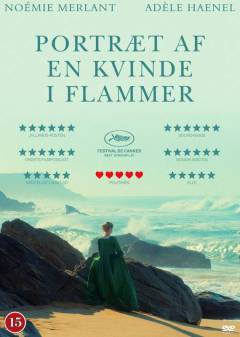 Portræt af en kvinde i flammer