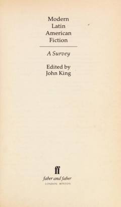 Modern Latin American fiction : a survey