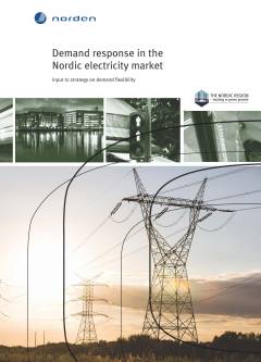 TemaNord. 2014:553 : Demand response in the Nordic electricity market : input to strategy on demand flexibility