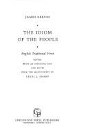 The idiom of the people : English traditional verse