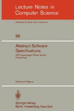 Abstract software specifications : proceedings