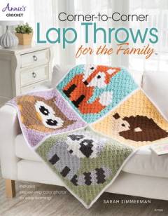 Corner-to-corner lap throws for the family