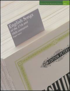 English songs of the 17th and 18th centuries : medium-low voice