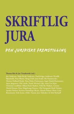 Skriftlig jura : den juridiske fremstilling