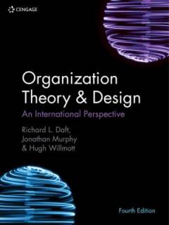 Organization theory & design : an international perspective