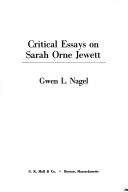 Critical essays on Sarah Orne Jewett