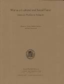 War as a cultural and social force : essays on warfare in antiquity
