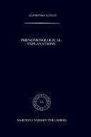 Phenomenological explanations