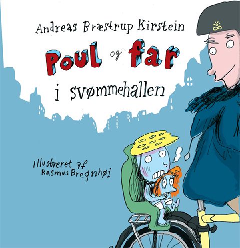 Poul og far i svømmehallen