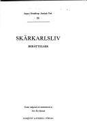 August Strindbergs samlade verk. 26 : Skärkarlsliv : berättelser