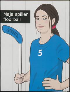Maja spiller floorball