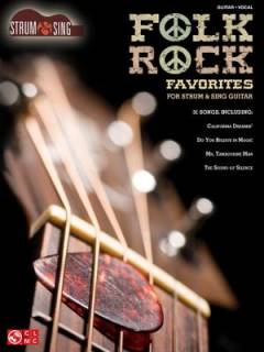 Folk rock : favorites for strum & sing guitar : guitar, vocal