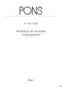 Pons Wörterbuch der deutschen Umgangssprache : Heinz Küpper