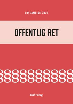 Offentlig ret : lovsamling 2023