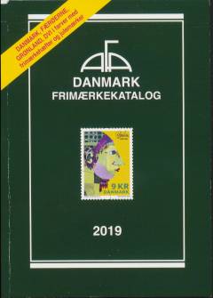 AFA Danmark, Færøerne, Grønland, Dansk Vestindien frimærkekatalog. Årgang 2019