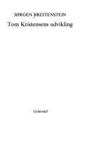 Tom Kristensens udvikling