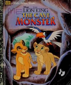 Disney's The lion king. The cave monster