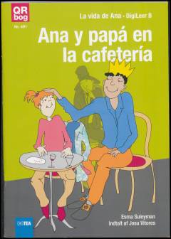 Ana y papá en la cafetería