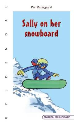 Sally on her snowboard