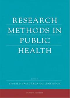 Research methods in public health